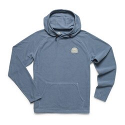 Howler Bros Palo Duro Fleece Hoodie Men's in Mirage Blue